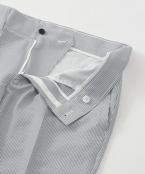 MACKINTOSH LONDON（マッキントッシュ ロンドン）の「【LEON掲載】【BREASY JACKET】DOT AIR シアサッカーセットアップパンツ（その他パンツ・メンズ・ネイビー/グレー・94/90/86/82/78）」の9枚目の写真