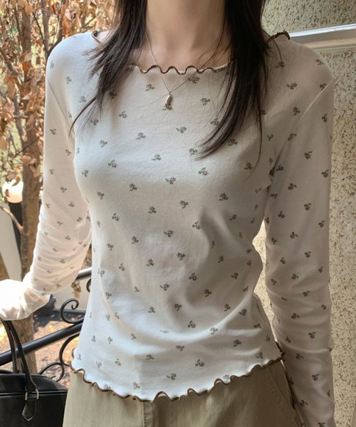 sevens(セブンズ)の「【sevens】CS ソフト長袖柄インナー(Tシャツ/カットソー・レディース・その他/ピンク・FREE)」の12枚目の写真