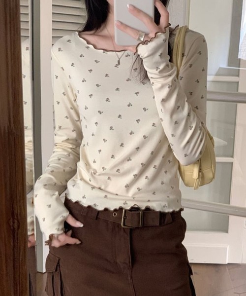 sevens(セブンズ)の「【sevens】CS ソフト長袖柄インナー(Tシャツ/カットソー・レディース・その他/ピンク・FREE)」の22枚目の写真