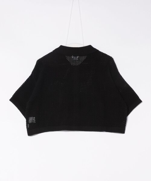 RVCA(ルーカ)の「RVCA/ルーカ ニットシャツ メッシュ ショート丈 BF04C-850(シャツ/ブラウス・レディース・アイボリー/ブラック/スカイブルー・S/M)」の20枚目の写真