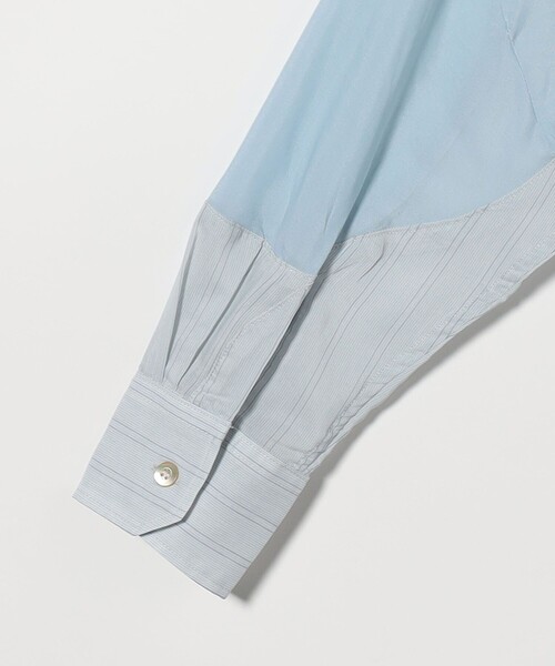 Jieda（ジエダ）の「＜JieDa＞ スイッチング シャツ（シャツ/ブラウス・メンズ・ライトブルー・1/2）」の4枚目の写真