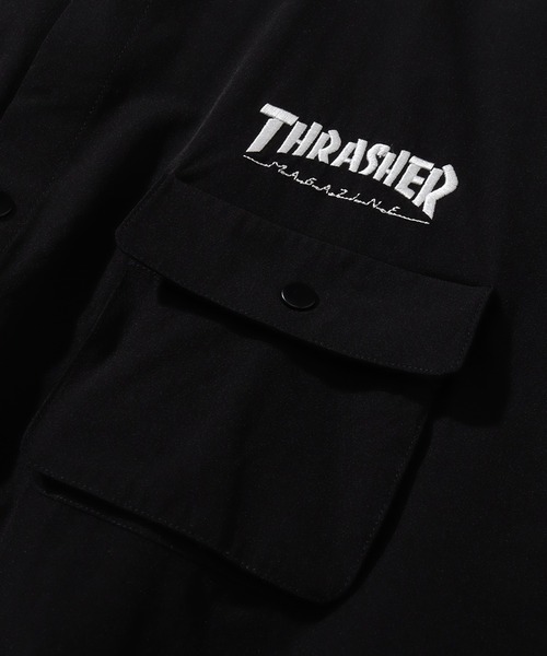 THRASHER(スラッシャー)の「【THRASHER/スラッシャー】 接触冷感 オーバーサイズ ナイロンストレッチ 半袖シャツ(シャツ/ブラウス・メンズ・カーキ/グレイッシュベージュ/ブラック・M/XL/L)」の18枚目の写真