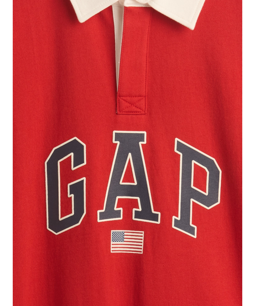 GAP(ギャップ)の「GAPロゴ ポロシャツ (キッズ)(ポロシャツ・キッズ・レッド/ネイビー・120cm/130cm/140cm/150cm/110cm/160cm)」の3枚目の写真