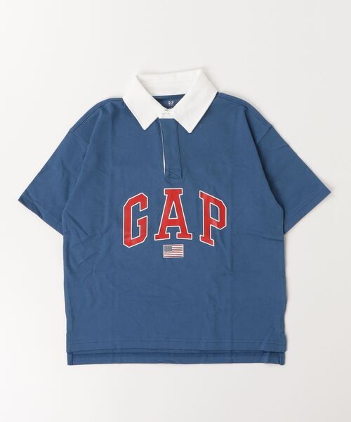 GAP(ギャップ)の「GAPロゴ ポロシャツ (キッズ)(ポロシャツ・キッズ・レッド/ネイビー・120cm/130cm/140cm/150cm/110cm/160cm)」の1枚目の写真