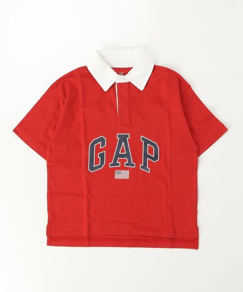 GAP(ギャップ)の「GAPロゴ ポロシャツ (キッズ)(ポロシャツ・キッズ・レッド/ネイビー・120cm/130cm/140cm/150cm/110cm/160cm)」の2枚目の写真