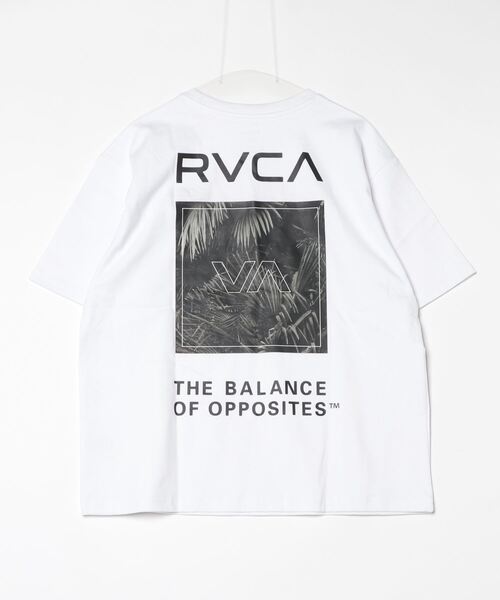 RVCA(ルーカ)の「ルーカ RVCA PALM BOX SS サーフ 半袖Tシャツ(Tシャツ/カットソー・メンズ・ホワイト/ブラック・S/M/L)」の3枚目の写真