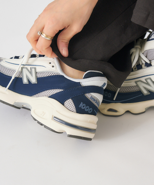 【NEW BALANCE】M1000MEN(D) NAVY/GRAY(MEN) 国内発送 New Balance スニーカー 1000 メンズ レディース : ZOZOTOWN