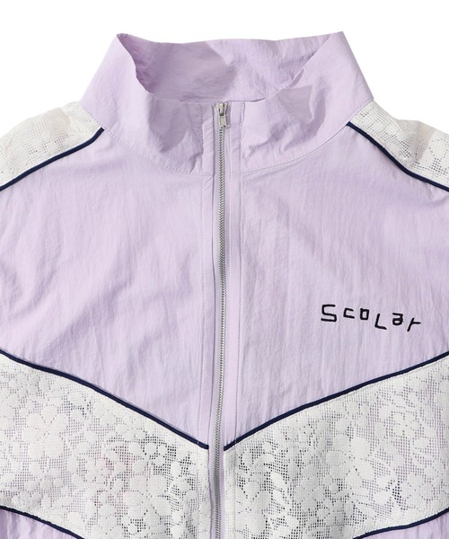 iS ScoLar ブラック　薔薇　刺繍　レース　ゆったり　ロング　ブルゾン SEAL限定商品】 iS ScoLar ブラック薔薇刺繍レースゆったり