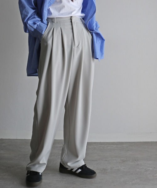 カットジョーゼット2タックスラックス（スラックス）｜COURO（コウロ