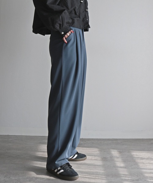 カットジョーゼット2タックスラックス（スラックス）｜COURO（コウロ