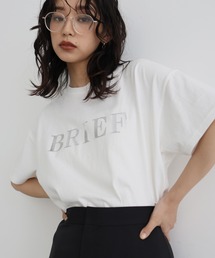ポイント刺繍ロゴTシャツ