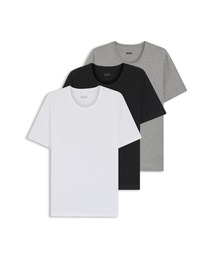 BOSS（ボス）の「Tシャツ3枚セット ロゴエンブロイダリー コットン（インナーウェア/肌着）」
