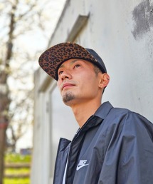 UP START（アップスタート）の「【WARAIJOGO】ヒョウ柄キャップ(NEZ)（キャップ）」