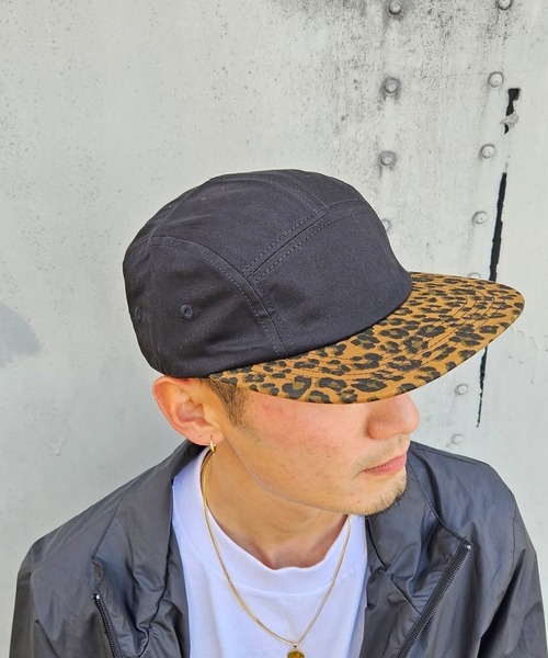 ZAC VARGASヒョウ柄キャップ クロコダイル ZAC VARGASヒョウ柄キャップ