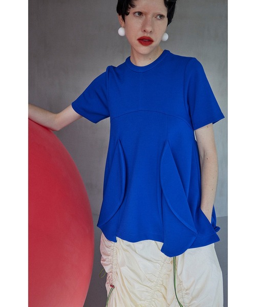 CIRCLE LAYERED DOCKING TOP（Tシャツ/カットソー）｜OMMO（オーエム