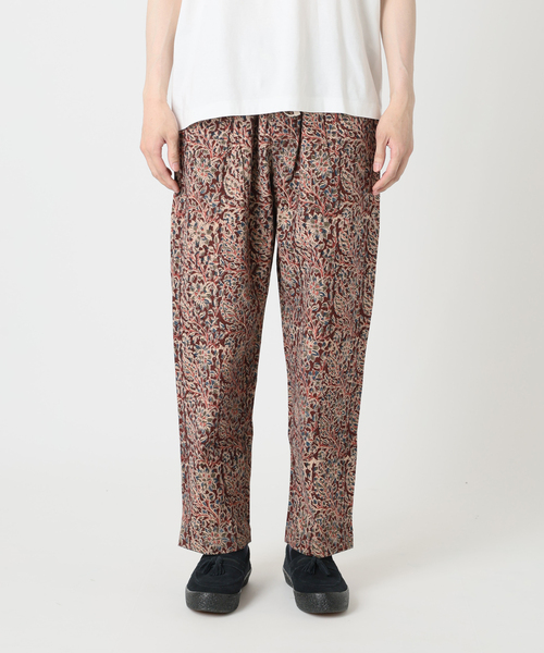 JOURNAL STANDARD relume(ジャーナルスタンダード レリューム)の「bunai 別注 KALAMKARI プリントパンツ(その他パンツ・メンズ・マスタード/ボルドー/ブラック/アイボリー・FREE)」の10枚目の写真