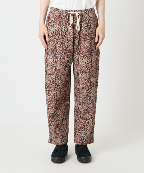 JOURNAL STANDARD relume(ジャーナルスタンダード レリューム)の「bunai 別注 KALAMKARI プリントパンツ(その他パンツ・メンズ・マスタード/ボルドー/ブラック/アイボリー・FREE)」の11枚目の写真