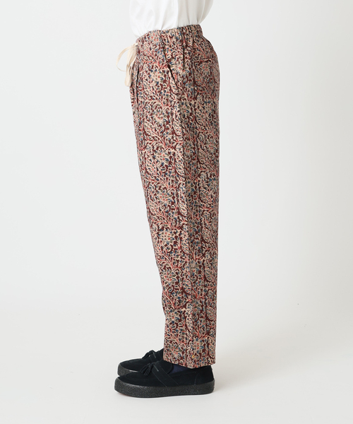 JOURNAL STANDARD relume(ジャーナルスタンダード レリューム)の「bunai 別注 KALAMKARI プリントパンツ(その他パンツ・メンズ・マスタード/ボルドー/ブラック/アイボリー・FREE)」の12枚目の写真