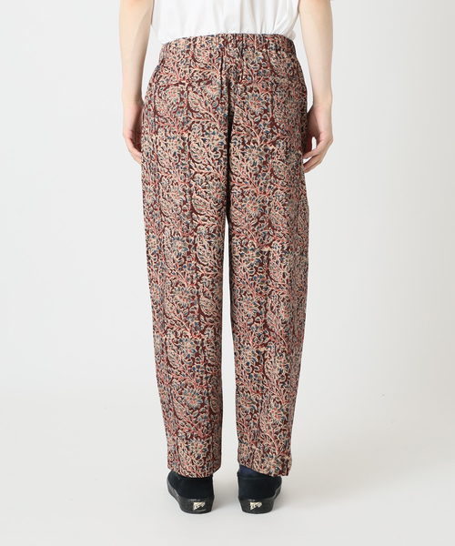 JOURNAL STANDARD relume(ジャーナルスタンダード レリューム)の「bunai 別注 KALAMKARI プリントパンツ(その他パンツ・メンズ・マスタード/ボルドー/ブラック/アイボリー・FREE)」の13枚目の写真