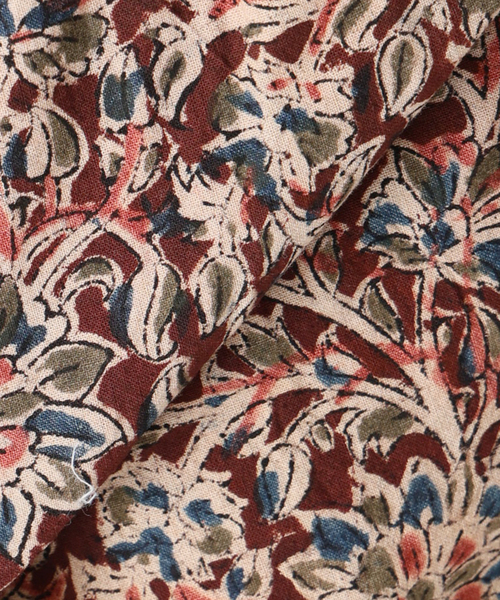JOURNAL STANDARD relume(ジャーナルスタンダード レリューム)の「bunai 別注 KALAMKARI プリントパンツ(その他パンツ・メンズ・マスタード/ボルドー/ブラック/アイボリー・FREE)」の14枚目の写真