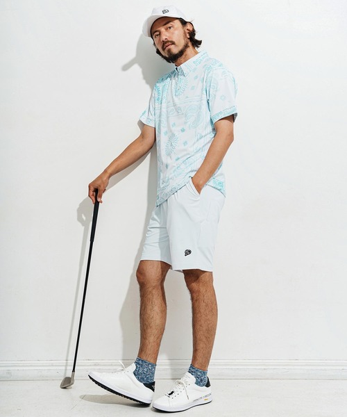 1minute 1second(ワンミニットワンセカンド)の「mp13517-6 Pocket embroidery shorts (cool fabric) ショートパンツ(その他パンツ・メンズ・カーキ系/ブラック×ホワイト/ホワイト×ブラック・S/M/L/XL)」の17枚目の写真