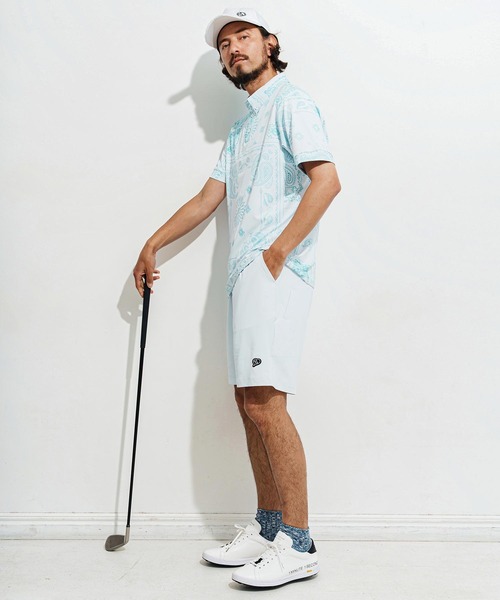 1minute 1second(ワンミニットワンセカンド)の「mp13517-6 Pocket embroidery shorts (cool fabric) ショートパンツ(その他パンツ・メンズ・カーキ系/ブラック×ホワイト/ホワイト×ブラック・S/M/L/XL)」の18枚目の写真