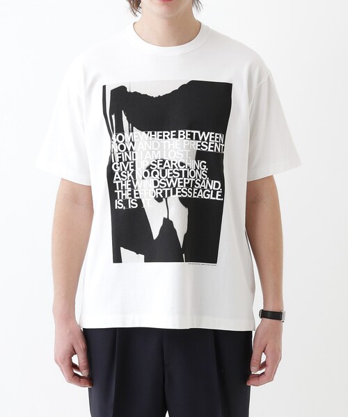 TAKEO KIKUCHI（タケオキクチ）の「【THE FLAGSHIP】フォトプリントTシャツ（Tシャツ/カットソー・メンズ・ホワイト系1/ホワイト系4/ホワイト系9・02/03/04）」の5枚目の写真