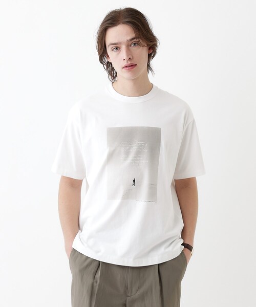 TAKEO KIKUCHI（タケオキクチ）の「【THE FLAGSHIP】フォトプリントTシャツ（Tシャツ/カットソー・メンズ・ホワイト系1/ホワイト系4/ホワイト系9・02/03/04）」の14枚目の写真