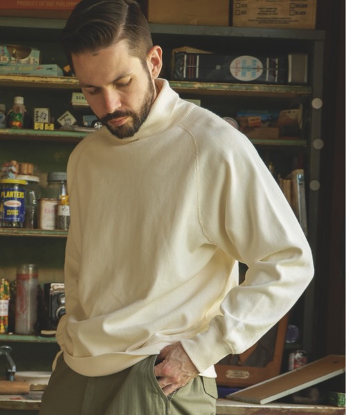 MR.OLIVE（ミスターオリーブ）の「HEAVY-DUTY COTTON / FLAT SEAMER FREEDOM/S TURTLE SHIRT（Tシャツ/カットソー・メンズ・ナチュラル/ブラック/カーキ・MEDIUM/LARGE）」の11枚目の写真