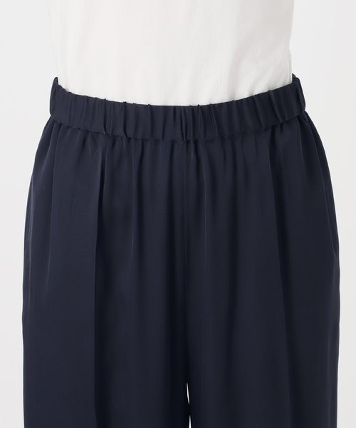 新品✨ドゥーズィエムクラス　 SILK SATIN イージーパンツ　ネイビー SILK SATIN イージーパンツ（その他パンツ）｜Deuxieme Classe
