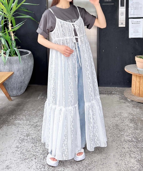 セール】レースキャミワンピース（ワンピース）｜INGNI（イング）の