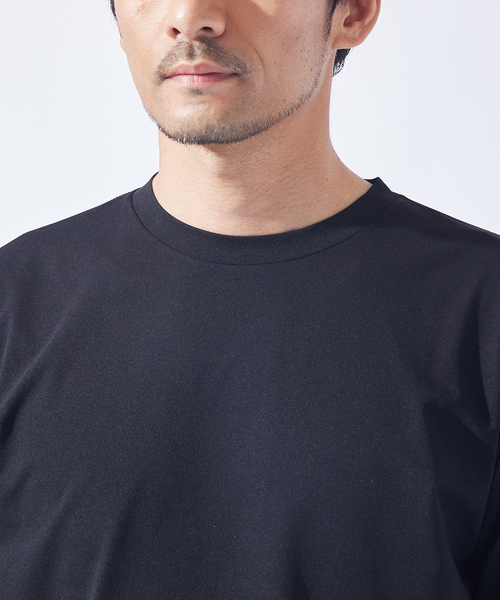 ABAHOUSE GRAY（アバハウスグレイ）の「【速乾 / DRY MAX】半袖Tシャツ（Tシャツ/カットソー・メンズ・ホワイト/グレイッシュベージュ/グレイッシュブルー/チャコールグレー/ブラック・44/46/48/50）」の18枚目の写真