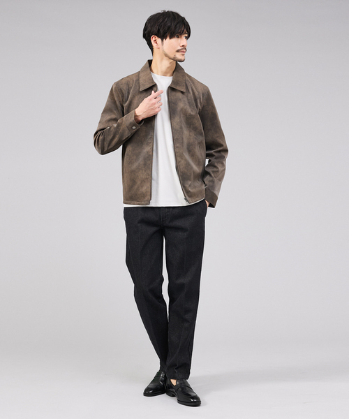 ABAHOUSE GRAY（アバハウスグレイ）の「【速乾 / DRY MAX】半袖Tシャツ（Tシャツ/カットソー・メンズ・ホワイト/グレイッシュベージュ/グレイッシュブルー/チャコールグレー/ブラック・44/46/48/50）」の8枚目の写真