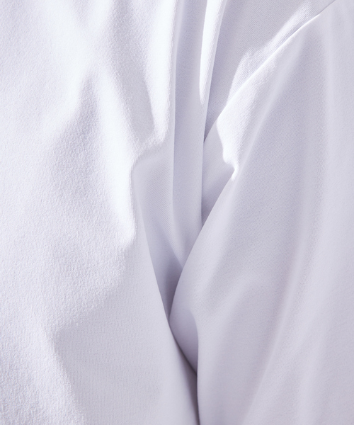 ABAHOUSE GRAY（アバハウスグレイ）の「【速乾 / DRY MAX】半袖Tシャツ（Tシャツ/カットソー・メンズ・ホワイト/グレイッシュベージュ/グレイッシュブルー/チャコールグレー/ブラック・44/46/48/50）」の12枚目の写真