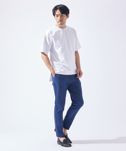 ABAHOUSE GRAY（アバハウスグレイ）の「【速乾 / DRY MAX】半袖Tシャツ（Tシャツ/カットソー・メンズ・ホワイト/グレイッシュベージュ/グレイッシュブルー/チャコールグレー/ブラック・44/46/48/50）」の13枚目の写真