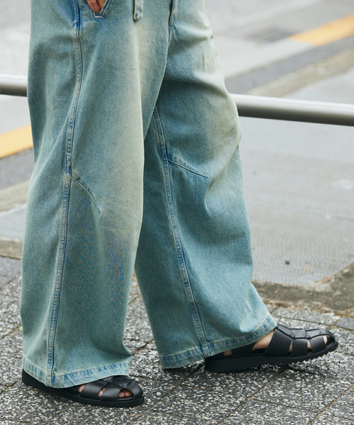 JOURNAL STANDARD relume(ジャーナルスタンダード レリューム)の「10オンス ベルテッド デニム スノー パンツ(デニムパンツ・メンズ・ネイビー/ブルー系その他・MEDIUM/LARGE)」の5枚目の写真