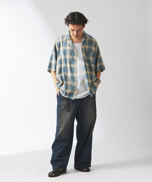 JOURNAL STANDARD relume(ジャーナルスタンダード レリューム)の「10オンス ベルテッド デニム スノー パンツ(デニムパンツ・メンズ・ネイビー/ブルー系その他・MEDIUM/LARGE)」の7枚目の写真