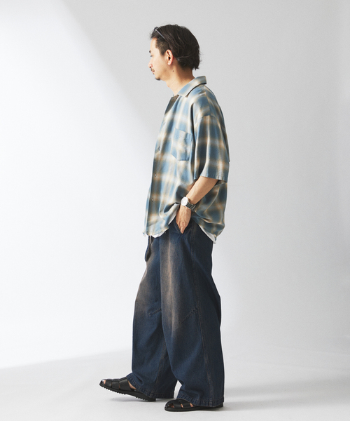 JOURNAL STANDARD relume(ジャーナルスタンダード レリューム)の「10オンス ベルテッド デニム スノー パンツ(デニムパンツ・メンズ・ネイビー/ブルー系その他・MEDIUM/LARGE)」の10枚目の写真