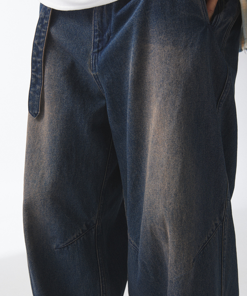 JOURNAL STANDARD relume(ジャーナルスタンダード レリューム)の「10オンス ベルテッド デニム スノー パンツ(デニムパンツ・メンズ・ネイビー/ブルー系その他・MEDIUM/LARGE)」の21枚目の写真
