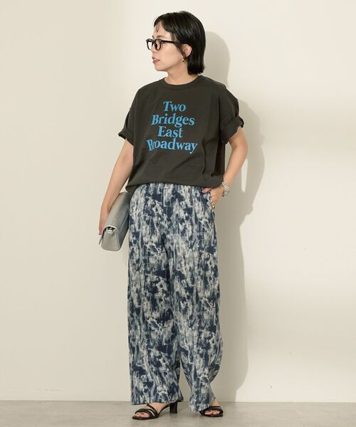 AMERICAN HOLIC(アメリカンホリック)の「カラーロゴ Tシャツ(Tシャツ/カットソー・レディース・チャコールグレー/ピンク/ネイビー/オフホワイト・M/L)」の13枚目の写真