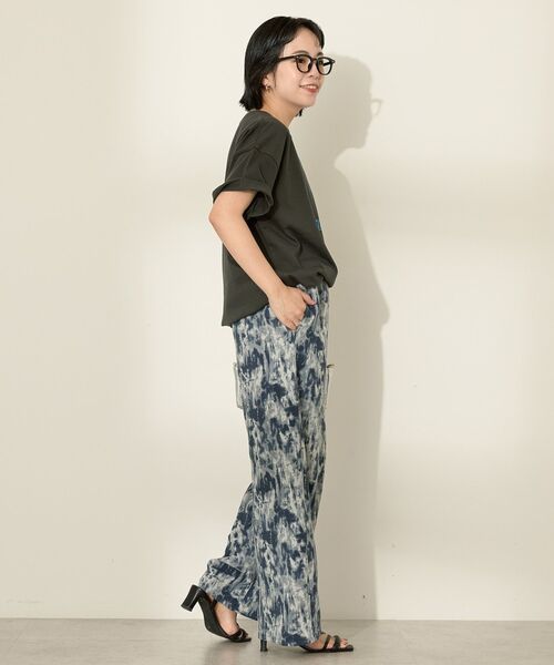 AMERICAN HOLIC(アメリカンホリック)の「カラーロゴ Tシャツ(Tシャツ/カットソー・レディース・チャコールグレー/ピンク/ネイビー/オフホワイト・M/L)」の14枚目の写真