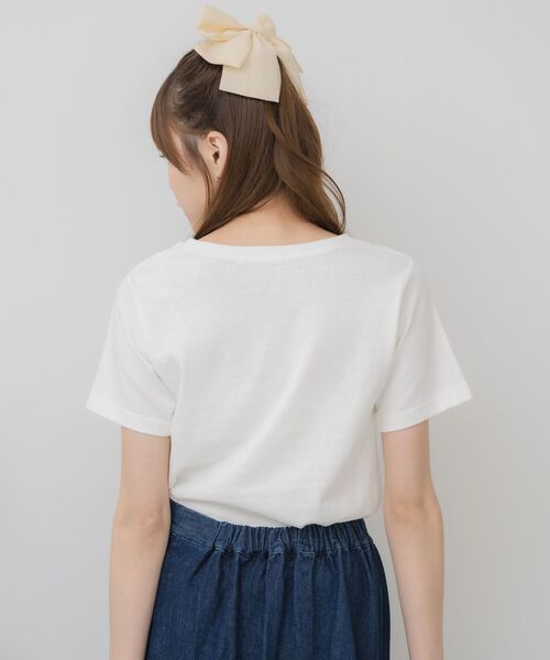 ems excite(エムズエキサイト)の「スパンコールロゴTEE(Tシャツ/カットソー・レディース・ピンク/イエロー/オフホワイト・FREE)」の20枚目の写真