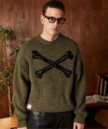 schott | Schott/ショット/CROSS BONE KNIT/クロスボーン ニット(ニット/セーター)
