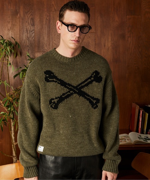 Schott DULL COLOR CREWNECK KNIT 新品未使用品 Round Neck Knit - Light Grey – Garment Project