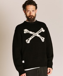schott(Vbg)Schott/Vbg/CROSS BONE KNIT/NX{[ jbg(jbg/Z[^[)
