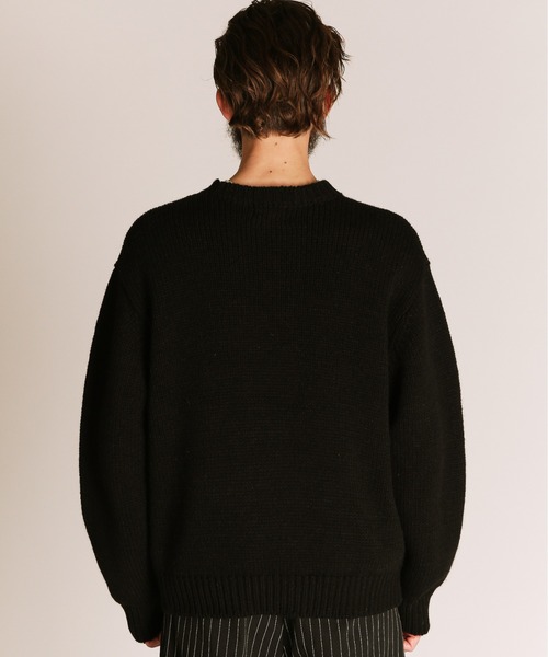 schott(ショット)の「Schott/ショット/CROSS BONE KNIT/クロスボーン ニット(ニット/セーター・メンズ・ブラック/オリーブ・M/L/XL)」の6枚目の写真