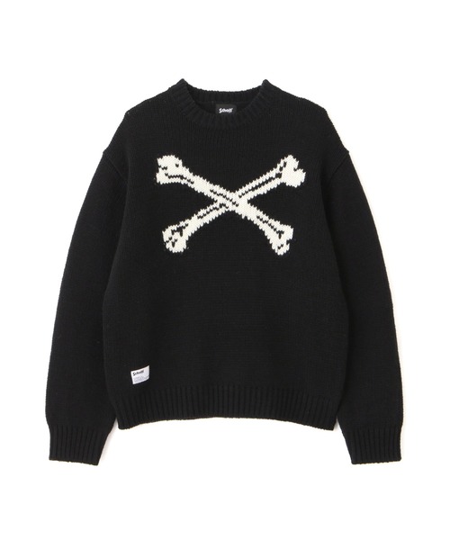 Schott/ショット/CROSS BONE KNIT/クロスボーン ニット（ニット