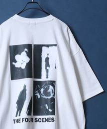 ANPAS | Monotone Assort Graphic Print Design T-Shirt/モノトーン アソート グラフィック プリント デザイン 半袖 Tシャツ レディース メンズ(Tシャツ/カットソー)