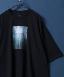 ANPAS（アンパス）の「Monotone Assort Graphic Print Design T-Shirt/モノトーン アソート グラフィック プリント デザイン 半袖 Tシャツ レディース メンズ（Tシャツ/カットソー・メンズ）」