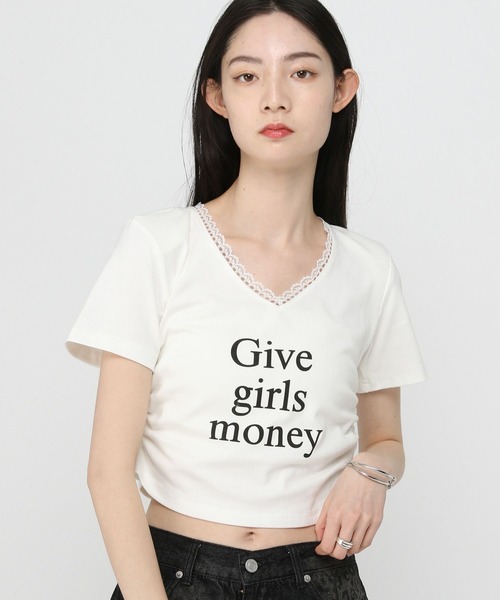 3.3 Field Trip （3.3フィールドトリップ）の「3.3 Field Trip／ロゴバックレースT（Tシャツ/カットソー・レディース・ブラック/グレー/ホワイト・FREE）」の21枚目の写真
